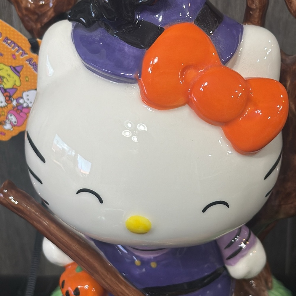 Blue Sky Clayworks Hello Kitty Halloween Witch By Spooky Tree Heather Goldminc - Picture 2 of 9